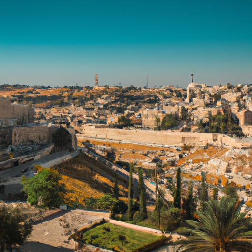 נוף פנורמי ממלון המלך דוד, המשקיף על העיר העתיקה.
