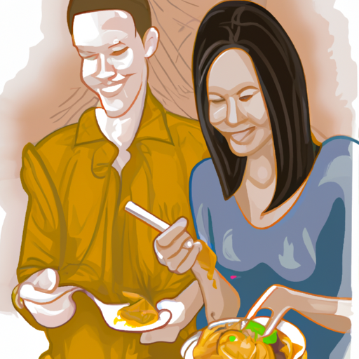 5. זוג מתפנק במטבח תאילנדי אותנטי
